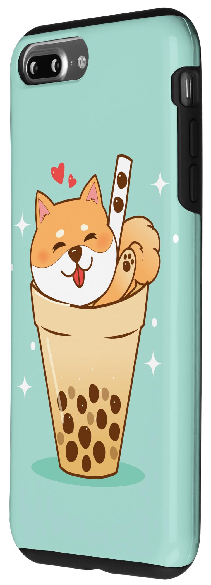 Shiba Inu Pattern iPhone 7 Plus/8 Plus Phone Case - Cute Japanese Dog Design Protective Cover for Everyday Use, Work & Travel