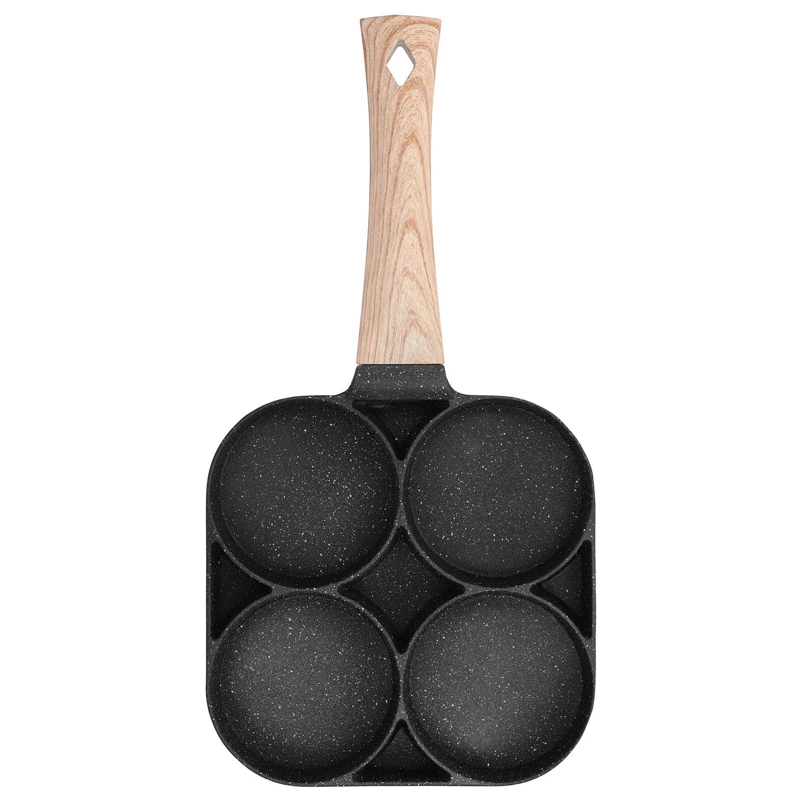 Non-Stick Pancake Pan - Anti-Scalding Skillet with Wear-Resistant Coating for Home Kitchen - Perfect for Breakfast, Camping & Family Cooking