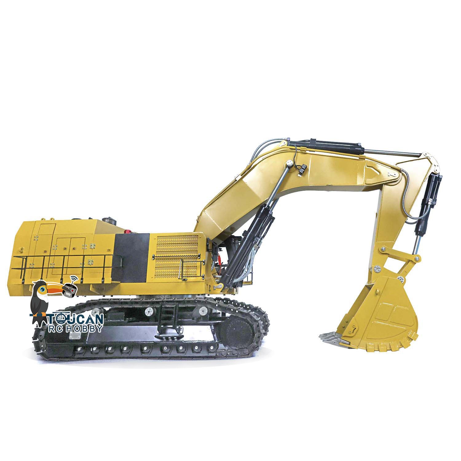 1/14 Scale Metal Hydraulic RC Excavator Toy - 6015B Remote Control Construction Vehicle with Heavy Duty Digger & PL18 EVLite ESC | Pre-Order Now for Kids & Adults | Perfect for Construction Play, STEM Learning & Outdoor Sandbox Activities