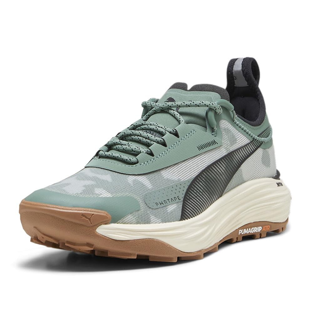 PUMA Women's Voyage Nitro 3 Running Shoes - Lightweight Cushioned Sneakers for Women - Green - Size 7 M - Perfect for Jogging, Gym Workouts & Everyday Wear