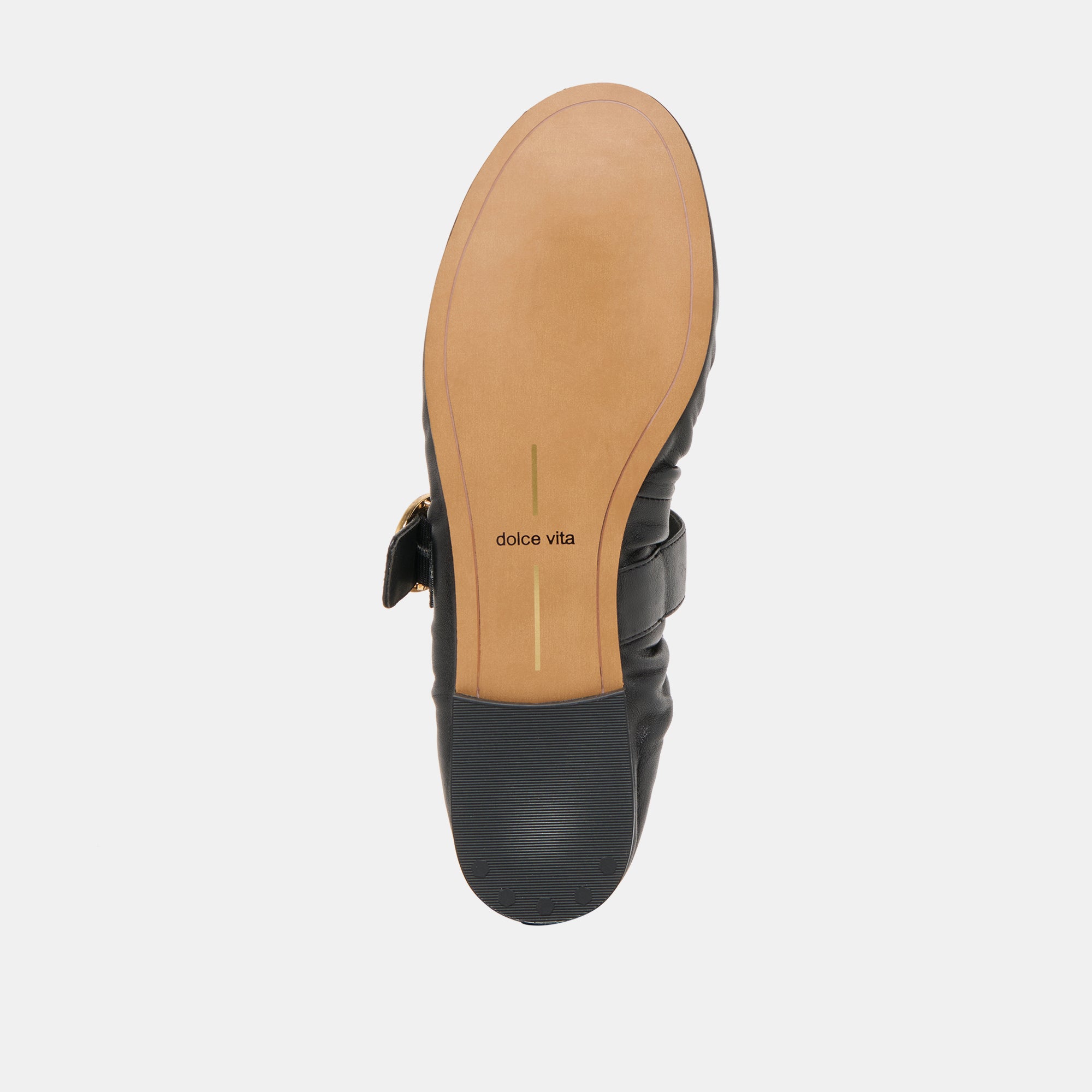 CAELY Women's Black Leather Ballet Flats - Comfortable & Stylish Shoes for Work, Casual Wear & Travel
