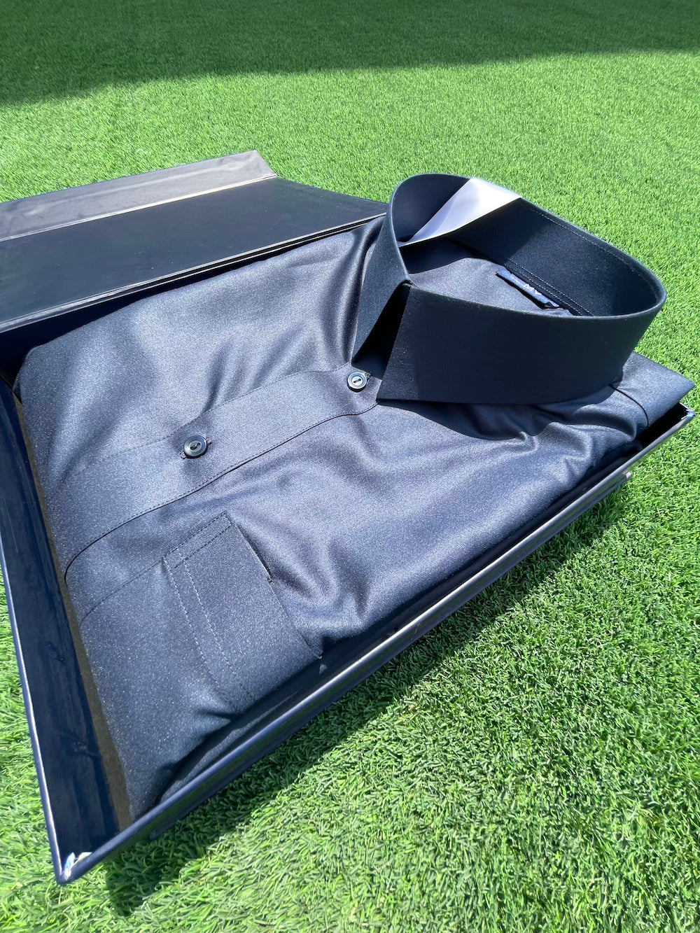 Premium Men's Navy Blue Qatari Thobe - Traditional Arabic Robe for Special Occasions & Daily Wear - Eid, Weddings, and Cultural Events