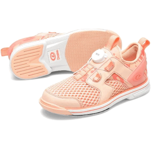 Dexter Women's Dexlite Pro BOA Bowling Shoes - Right Hand, Peach Color - Perfect for League Play & Competitive Bowling Tournaments