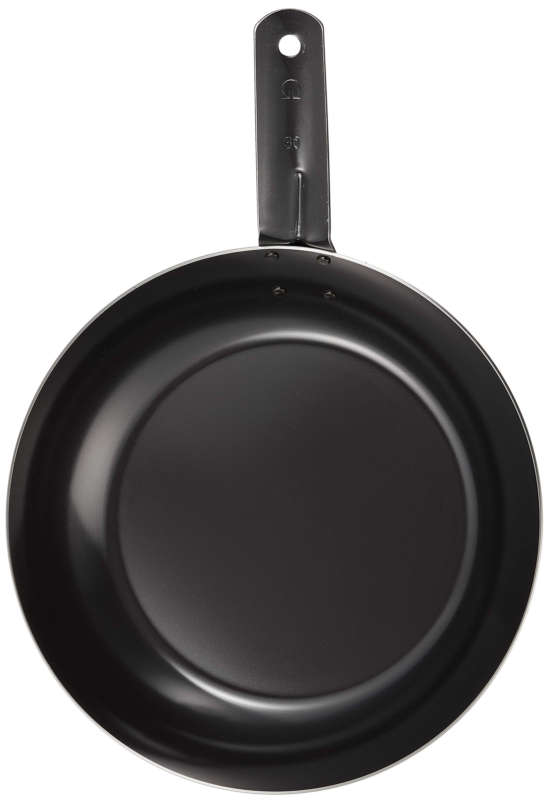 Endoshoji TKG 11.8 Inch Iron Frying Pan - 30cm Non-Stick Skillet with Thick Black Coating for Even Heat Distribution & High Heat Retention | Heavy Duty Commercial Grade, Oven Safe | Perfect for Searing, Stir-Frying & Baking at Home or Restaurant Use