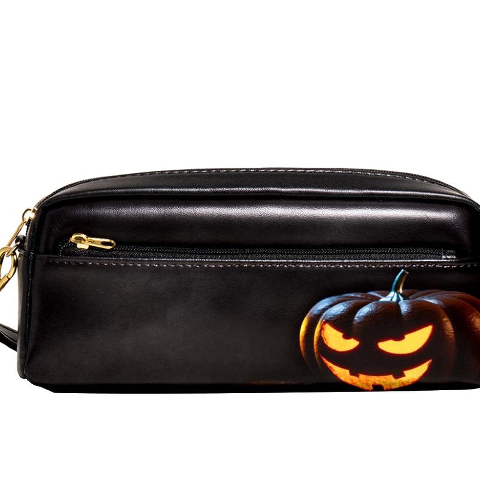 Halloween Pumpkin Pencil Case - Cute Pen & Marker Holder Pouch, Makeup Bag & Stationery Organizer for School, Office, College Students | Perfect for Halloween Gifts, Classroom Supplies & Desk Organization