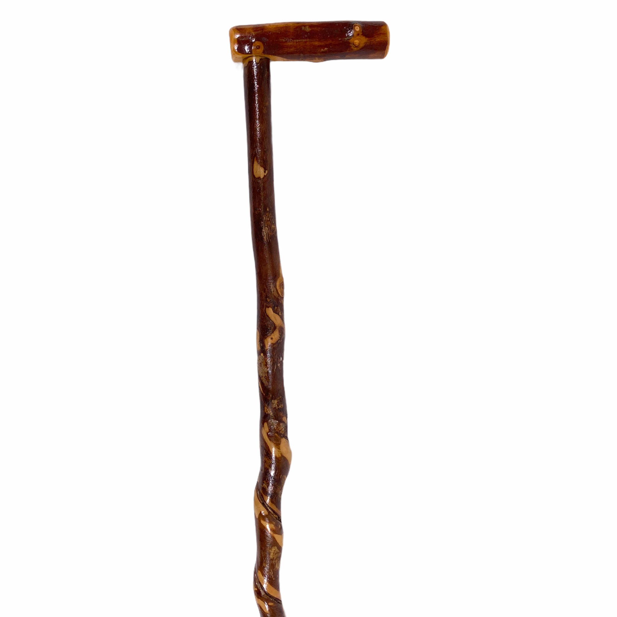 Natural Spiral Vine Twisted Wood Walking Cane - 34
