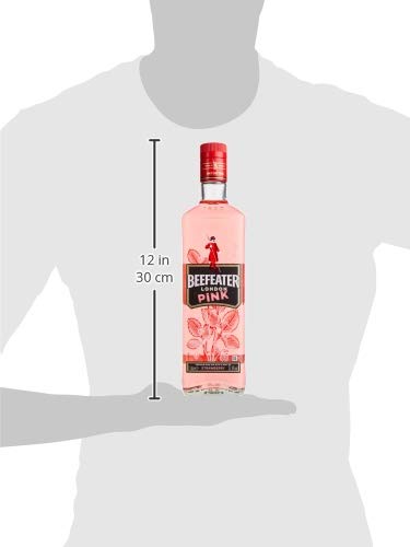 Beefeater Pink Strawberry Gin - 1000ml, 37.5% ABV - Premium London Dry Gin with Berry Fruitiness - Perfect for Cocktails, Gifts & Summer Parties