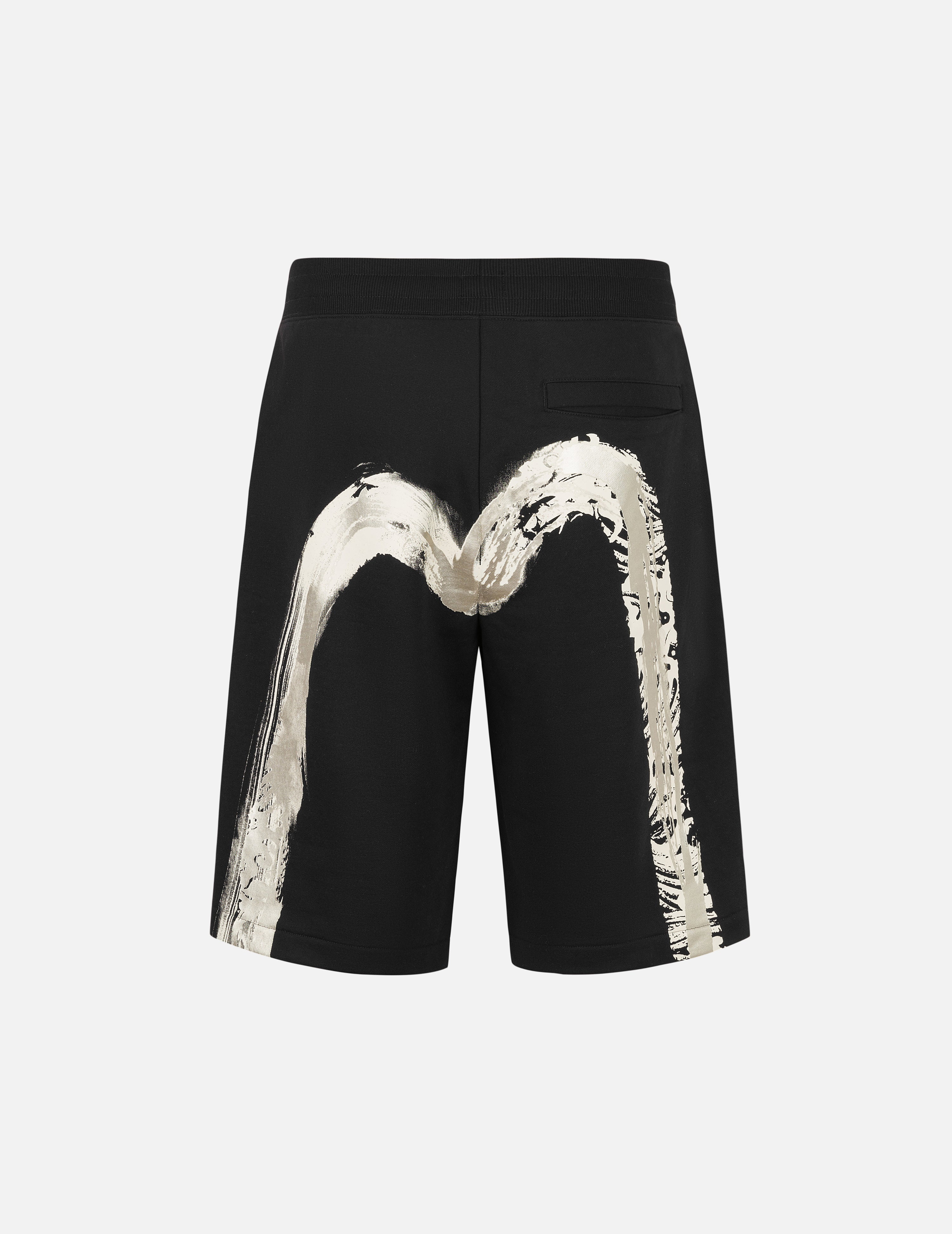 Artistic Brush Daicock Print Regular Fit Sweatshorts - Comfortable Casual Shorts for Men | Perfect for Summer, Gym, Lounge & Outdoor Activities