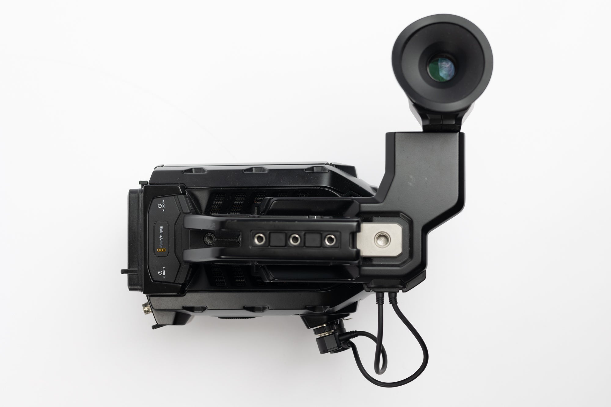 Blackmagic URSA Mini 4.6K EF Bundle - Professional Cinema Camera with Rokinon 24mm & 50mm Lenses, Viewfinder, Shoulder Kit, Mattebox & Tripod (Used) - Perfect for Filmmaking, Documentary & Broadcast Production