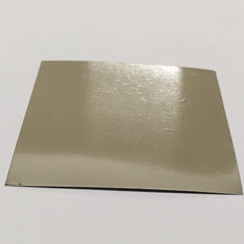 99.99% Pure Platinum Lab Tablets - 15mm x 15mm x 0.1mm High Purity Platinum Sheets for Scientific Research, Jewelry Making & Chemical Experiments