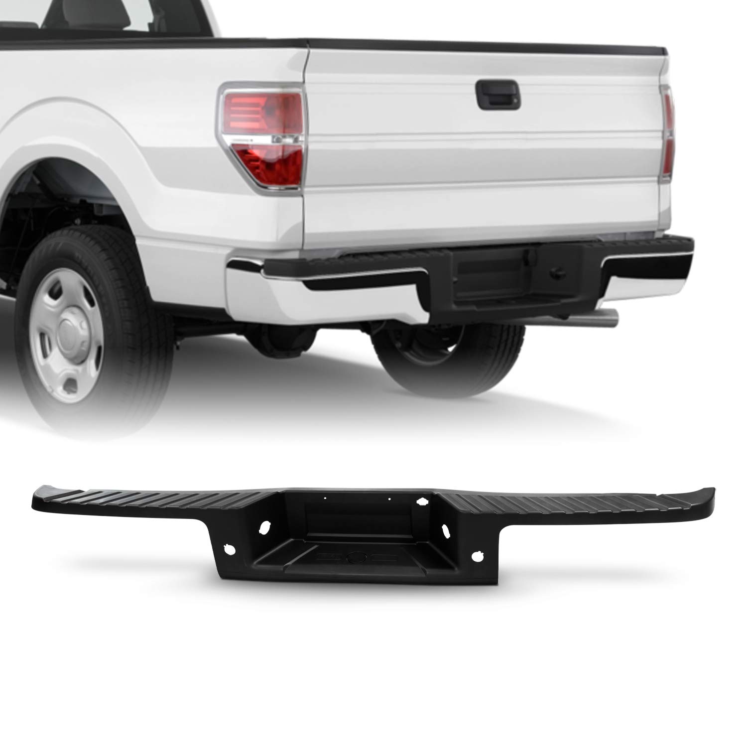 AKKON Heavy Duty Rear Bumper Step Pad for 2009-2014 Ford F150 & Super Duty Trucks - Premium Off-Road Accessory for Enhanced Truck Bed Access & Utility