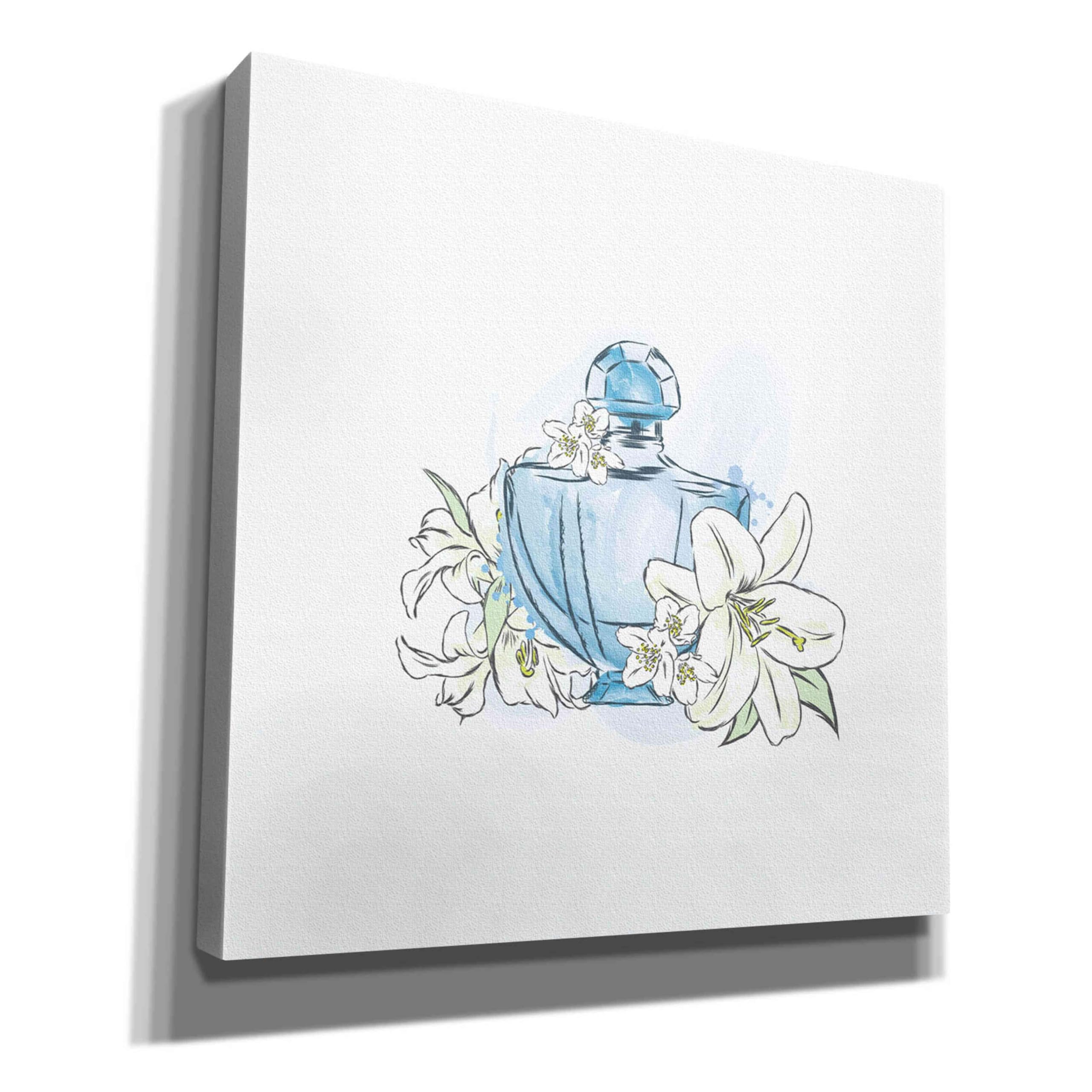 Incado 'Perfume II' Giclee Canvas Wall Art - 18x18 Inches Modern Graffiti Print for Living Room, Bedroom & Office Decor