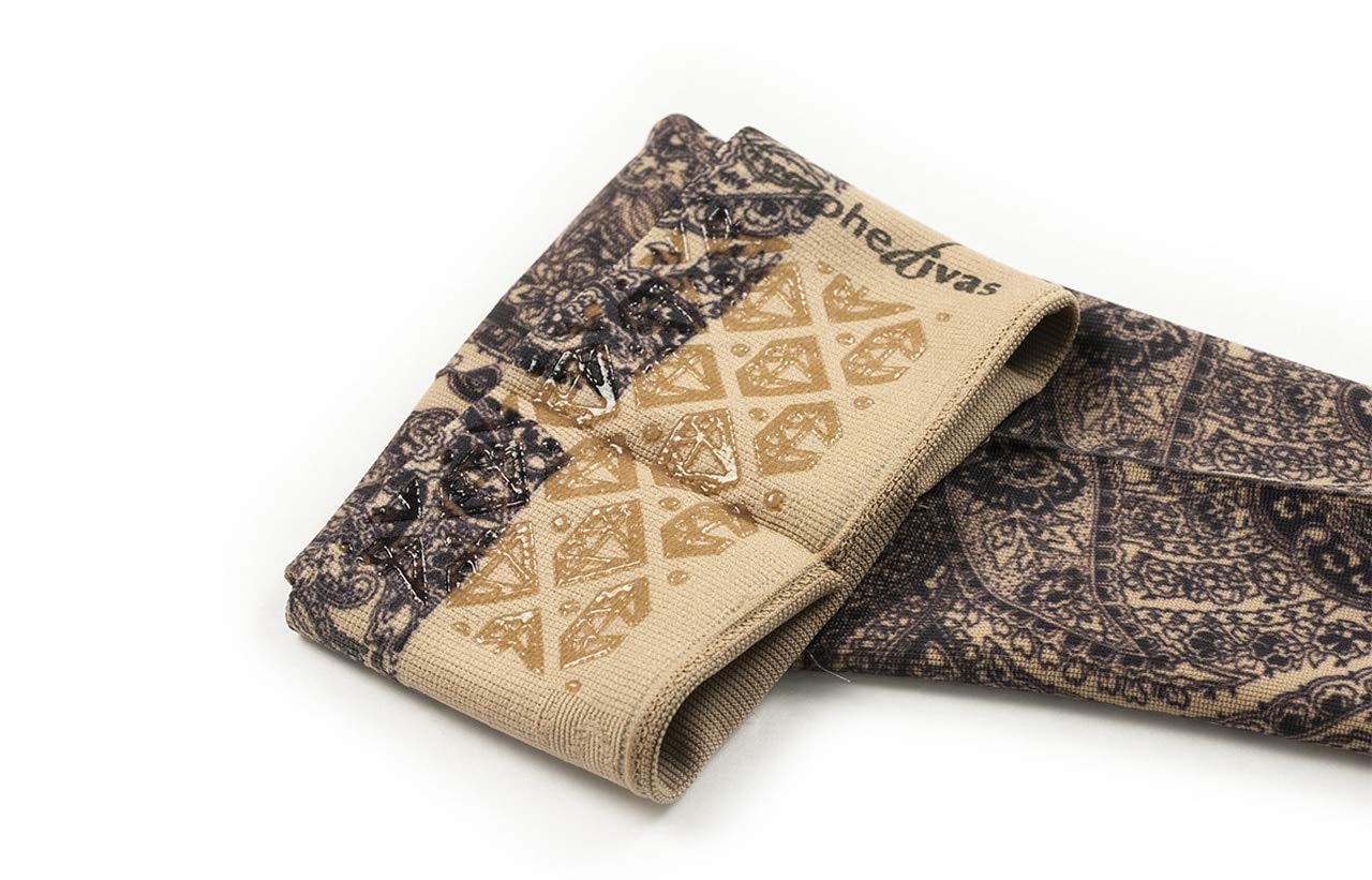 Black Paisley Medical Graduated Compression Arm Sleeve for Lymphedema & Swelling Relief (20-30 mmHg, Small) - Post-Surgery Recovery, Sports & Daily Wear