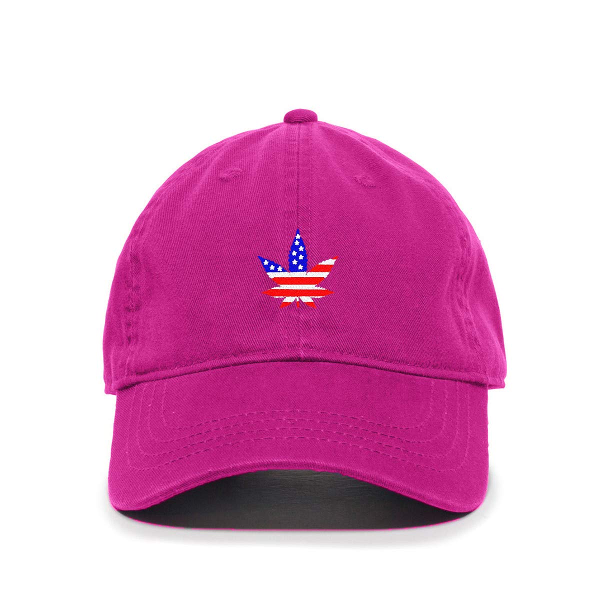 USA Patriotic Baseball Cap - Embroidered Cotton Adjustable Dad Hat with Oak Leaf Design | Perfect for 4th of July, Veterans Day & Outdoor Activities