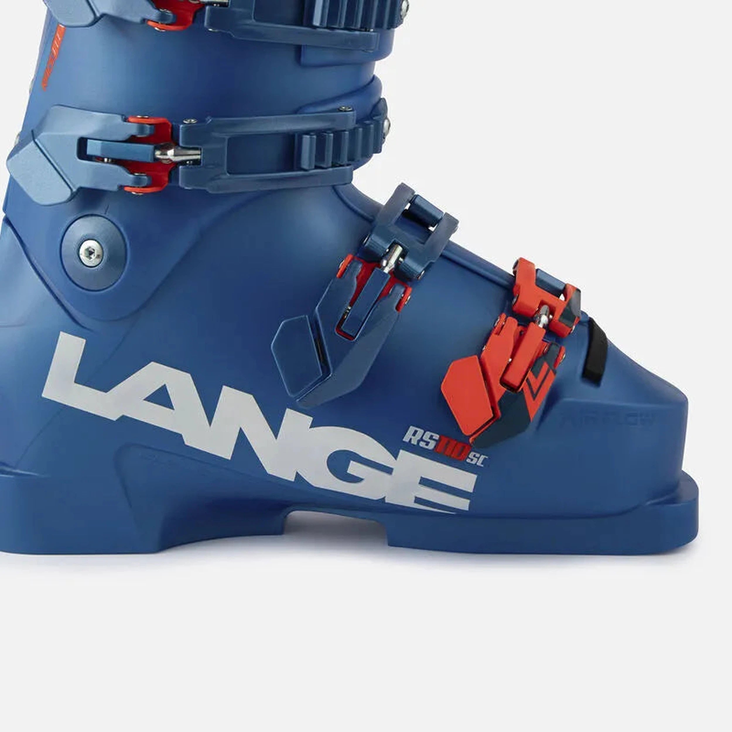 Lange RS 110 Short Cuff Ski Boots 2025 - High-Performance Alpine Ski Boots for Men - Perfect for Aggressive Skiers on Steep Terrain and Powder Days
