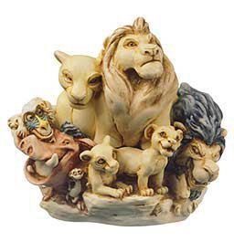 Disney Harmony Kingdom The Lion King Pride Rock Collectible Figurine - Hand-Painted Resin Statue for Home Decor, Gift for Disney Fans, Lion King Lovers | Perfect for Display, Shelf Decor, Disney Themed Rooms
