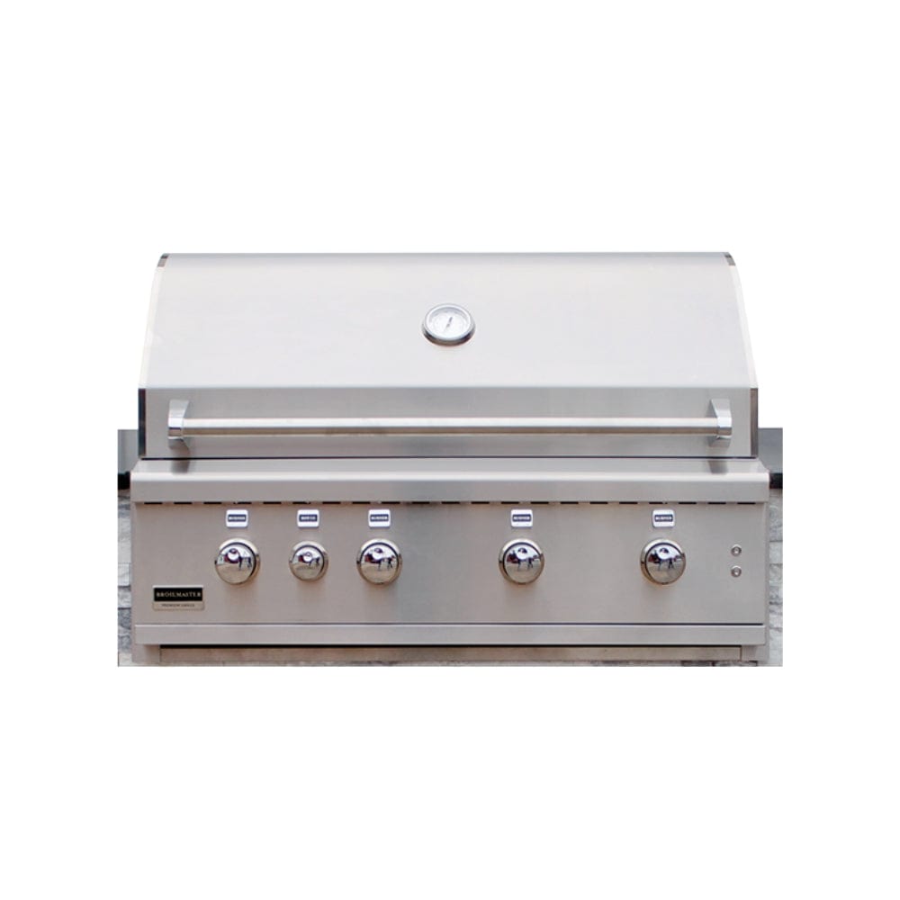 Broilmaster BSG424 42-Inch Built-In Stainless Steel Gas Grill for Outdoor Cooking | Perfect for Backyard BBQs, Patio Parties & Grilling Enthusiasts