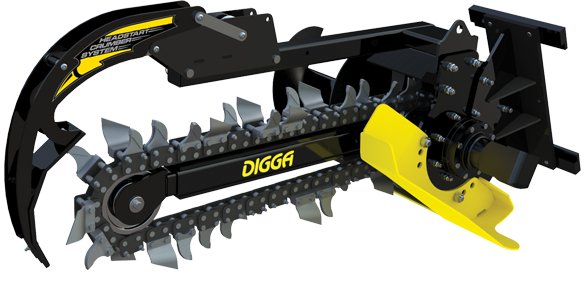 Bigfoot Trencher 1.2 - 3.5 Ton Heavy Duty Trenching Machine for Construction & Landscaping Projects | Durable Earth Digger for Professional Excavation Work
