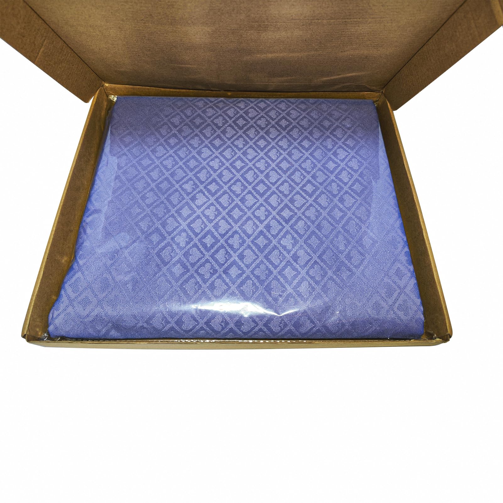 Premium 108 x 60 Inch Suited Poker Table Speed Cloth - Diamond Hearts Clubs Spades Design, Dustproof & Waterproof Casino Table Cover (Purple) - Perfect for Home Poker Games, Casino Nights & Card Tournaments