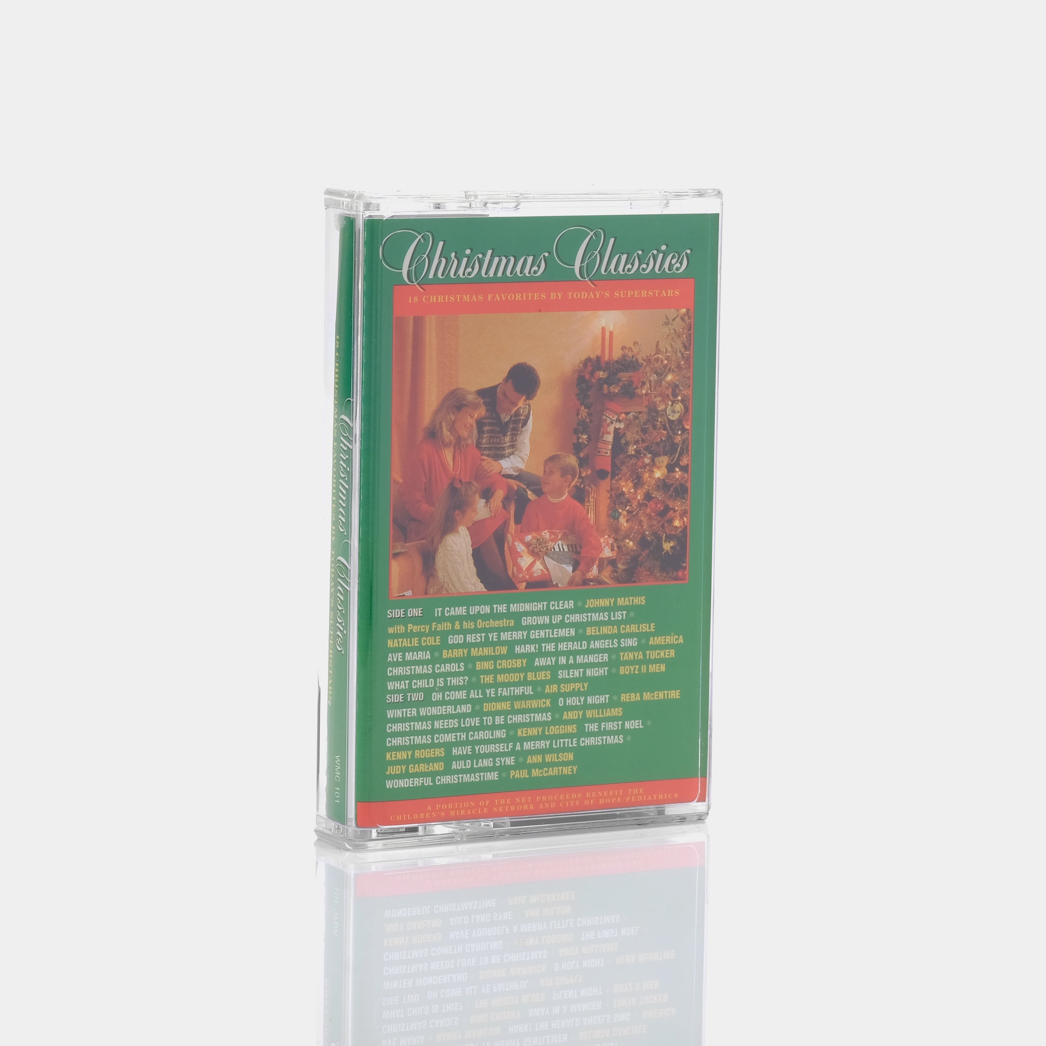 Vintage Christmas Classics Cassette Tape – Holiday Music Collection for Festive Decorations & Cozy Home Atmosphere