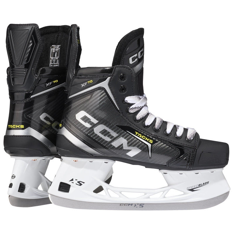 CCM Tacks XF70 Intermediate Ice Hockey Skates - Lightweight & Durable for Competitive Play & Training