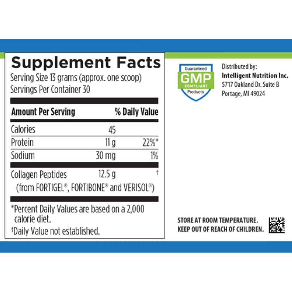 Smart Collagen Peptides Powder for Women & Men - Clinically Proven Formula for Bones, Joints, Skin & Gut Health | 390g (30 Servings) | Ideal for Smoothies, Coffee & Post-Workout Recovery
