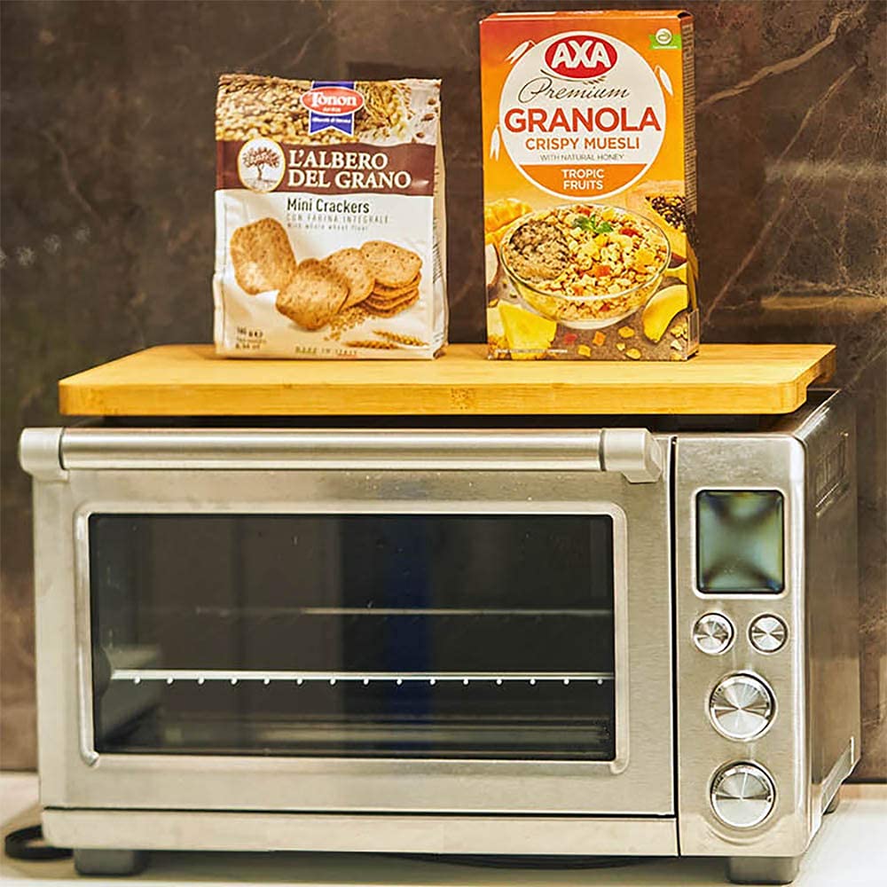 Non-Slip Cutting Board for Breville BOV800XL/845BSS/860BSS Smart Oven - Heat Resistant Silicone Feet, Space Saving Accessory for Countertop Convection Ovens - Perfect for Baking, Roasting & Air Frying - Protects Cabinets & Creates Extra Storage Space