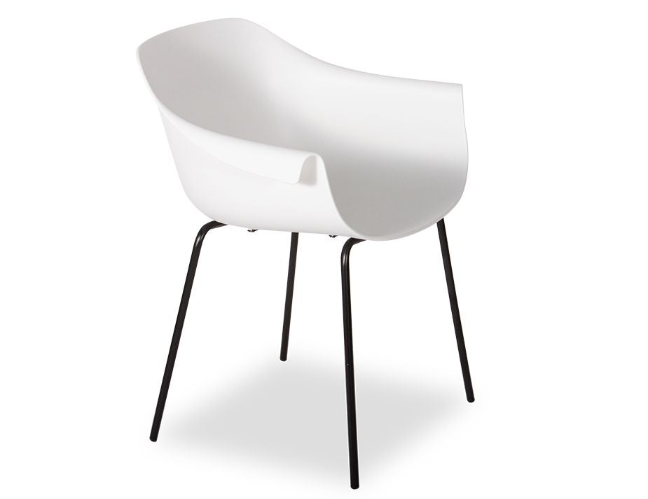 Premium Black Post Navy Shell Crane Chair - Modern Ergonomic Office & Home Furniture for Comfortable Seating