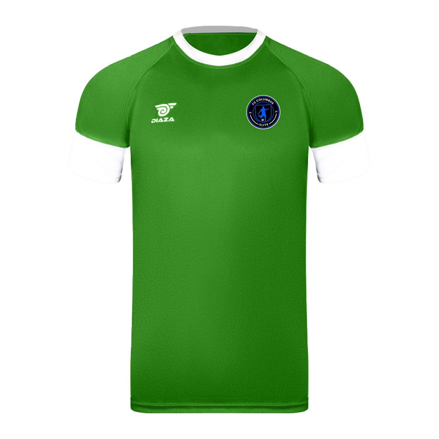 FC Columbus Men's Short Sleeve Training T-Shirt - Breathable Quick-Dry Activewear for Gym, Running & Outdoor Sports - Green