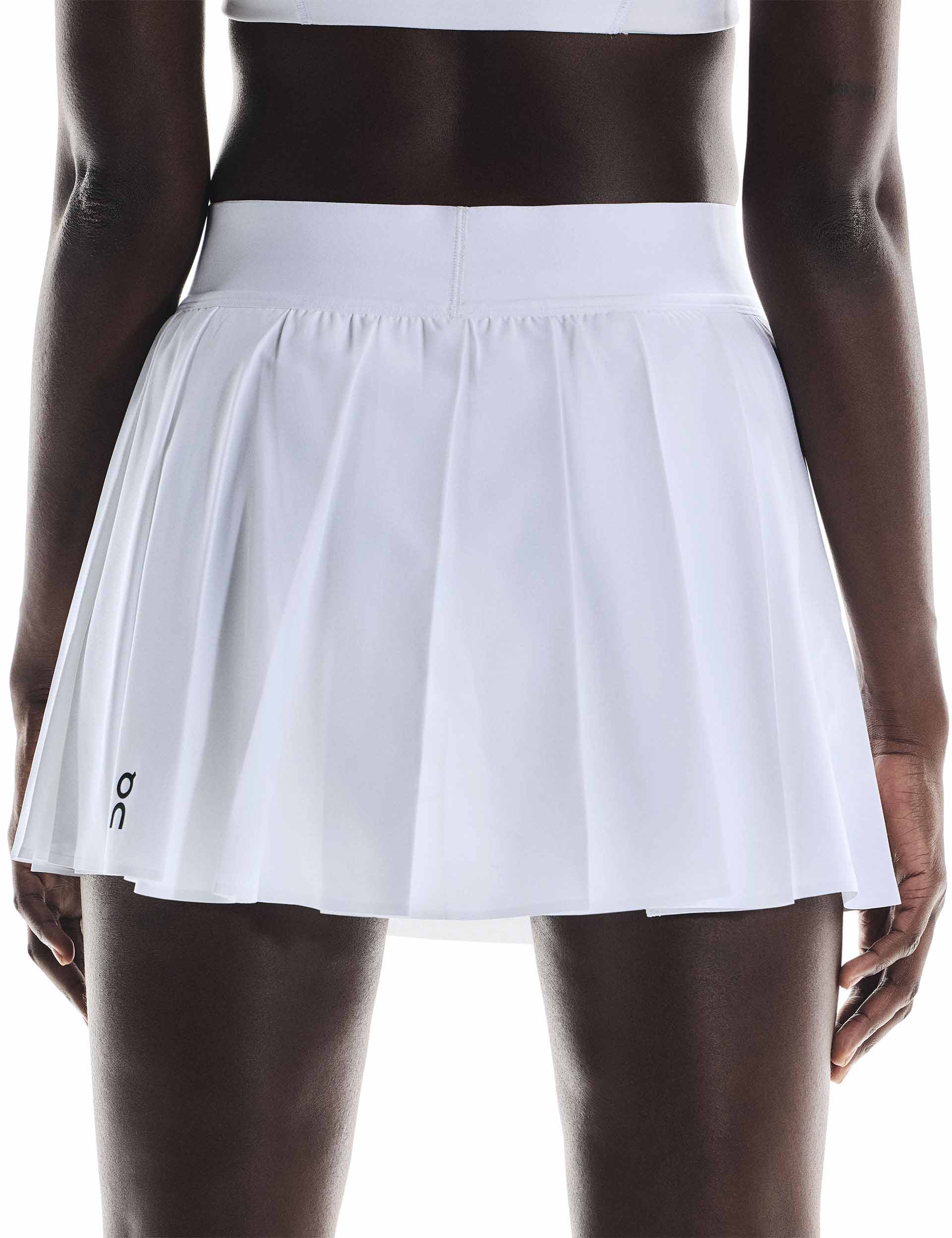 White Pleated Tennis Skirt for Women - Comfortable & Stylish for Court Sports, Workouts, and Casual Wear