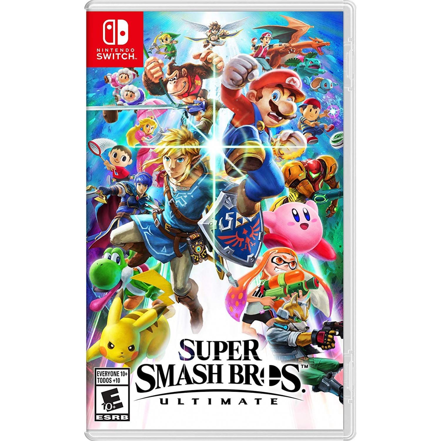 Super Smash Bros. Ultimate US Version - Nintendo Switch Game | Multiplayer Fighting Game for Parties & Family Game Nights