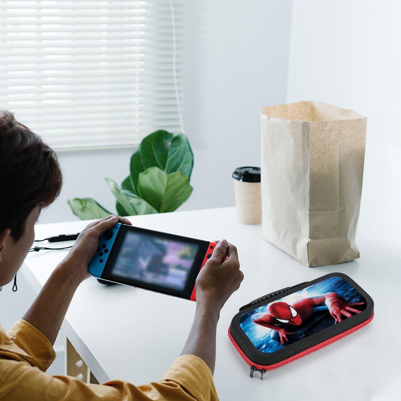 Premium Nintendo Switch OLED Case - Durable Protective Travel Carrying Case for Nintendo Switch & Switch OLED with Extra Storage Space | Perfect for Gaming On-The-Go, Travel Protection & Accessories Organization (Style12)