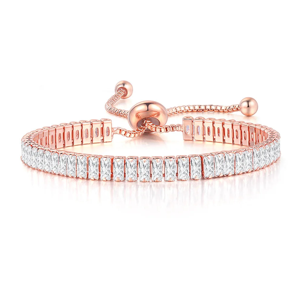 Premium Crystal Tennis Bracelet - Elegant & Sparkling Jewelry for Women | Perfect for Weddings, Parties & Special Occasions