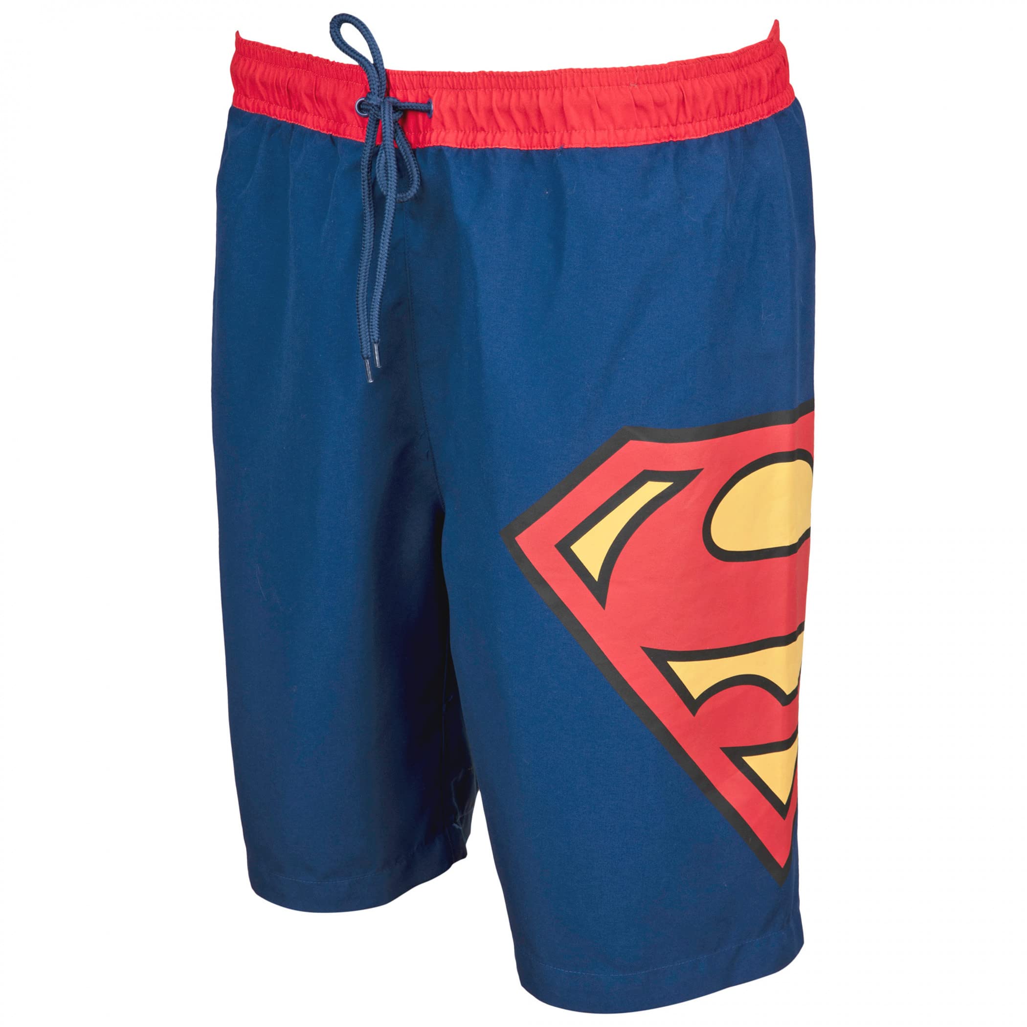 Superman Men's Swim Trunks - Quick Dry Board Shorts for Swimming, Surfing & Beach - Comfortable & Stylish Swimwear for Summer Vacation & Pool Party