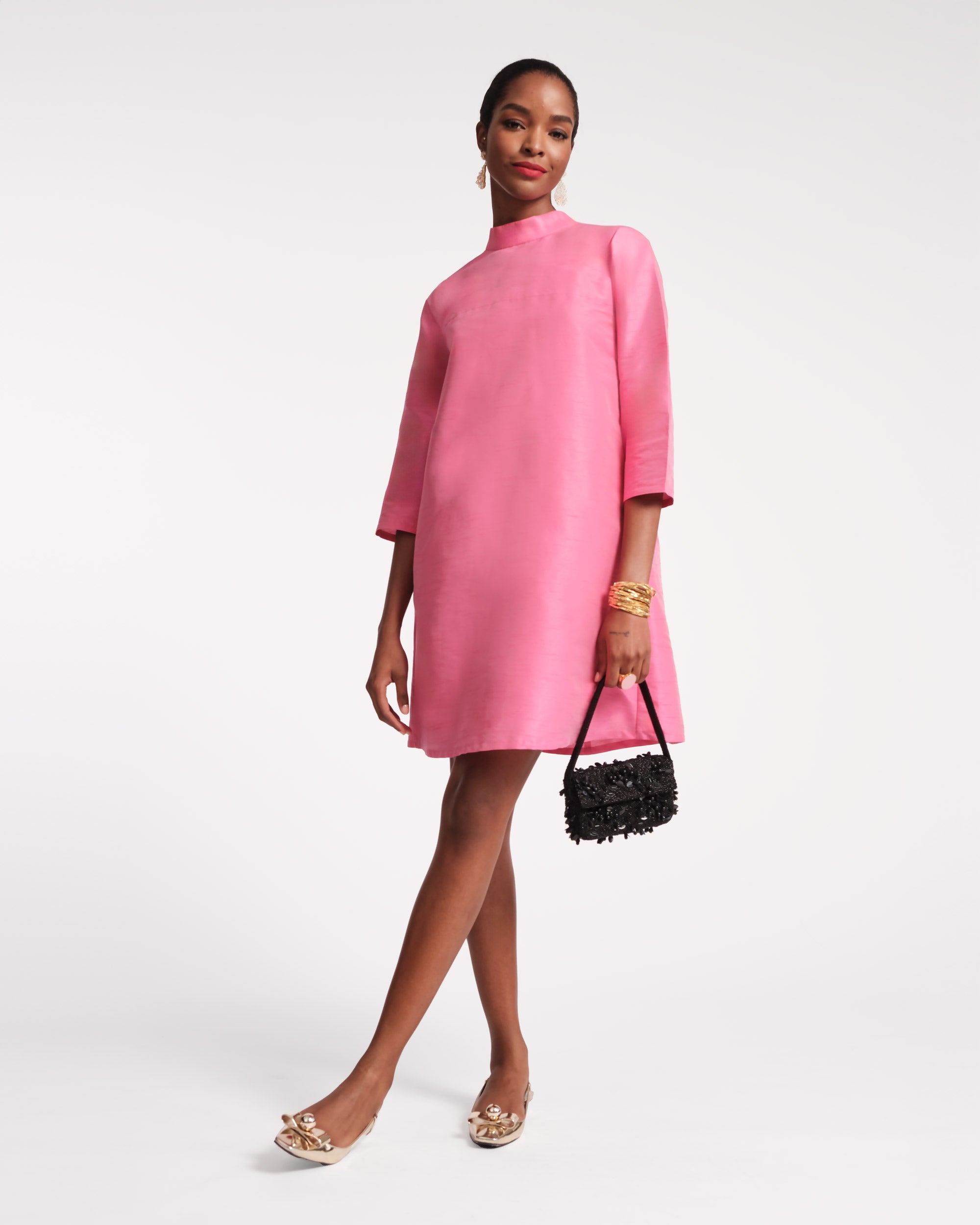 Elegant Pink Diplomat Mini Dress for Women - Perfect for Cocktail Parties, Date Nights & Special Occasions