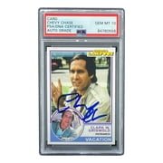 Authentic Chevy Chase Signed National Lampoon's Vacation Trading Card - PSA/DNA Certified Gem MT 10 - Rare Collectible for Movie Memorabilia Fans & Holiday Gift Ideas