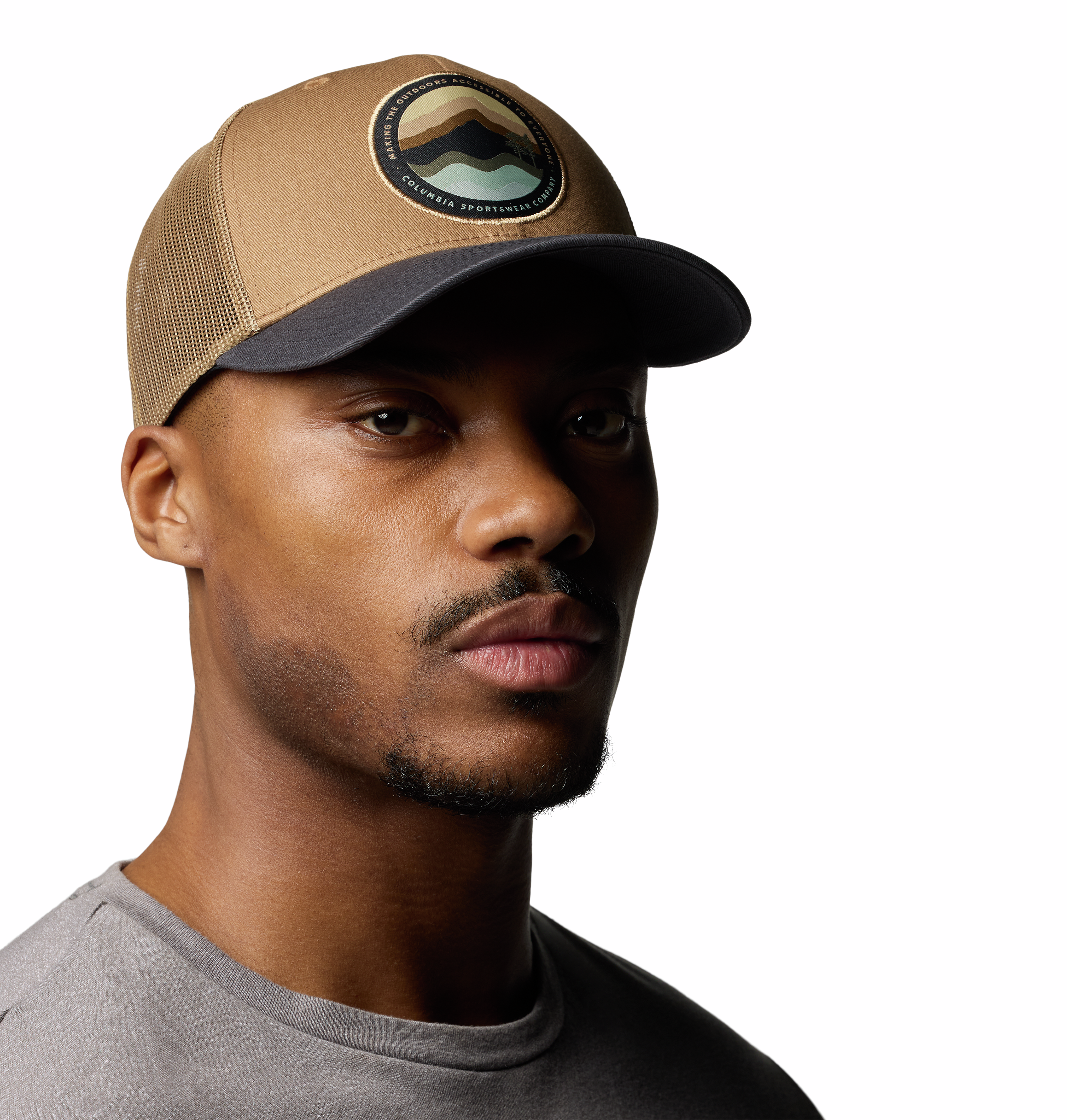 Columbia™ Unisex Mesh Snapback Hat - Lightweight & Breathable for Outdoor Sports, Hiking & Casual Wear