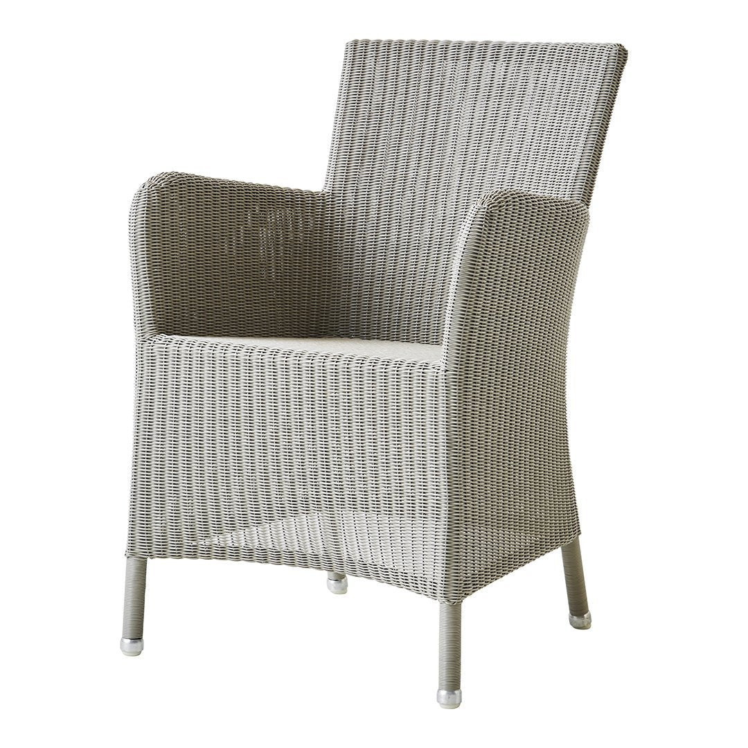 Hampsted Armchair - Modern Accent Chair for Living Room, Bedroom & Office - Comfortable Upholstered Lounge Chair with Wooden Legs - Perfect for Relaxing, Reading & Decorating Your Home