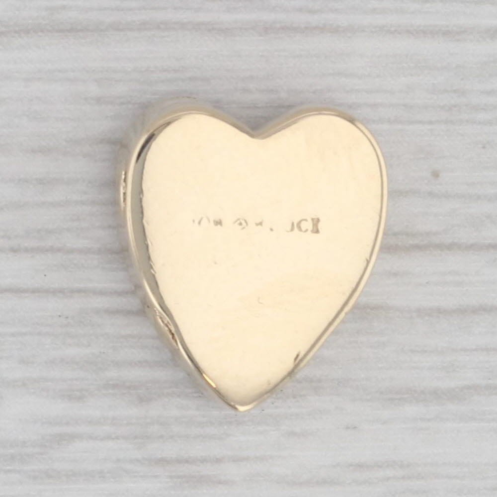 0.50ct Pink Sapphire & Diamond Heart Slide Bracelet Charm in 14k Gold by Richard Klein - Perfect for Valentine's Day Gifts, Anniversary Presents & Romantic Jewelry