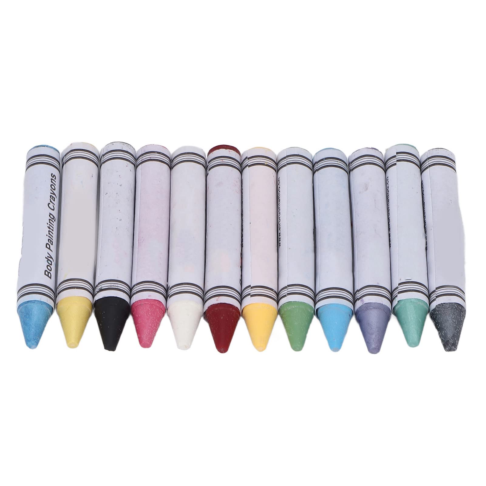 12 Colors Face & Body Paint Pens - Hypoallergenic, Non-Toxic & Washable for Kids & Adults - Perfect for Halloween, Cosplay, Face Painting & Party Makeup
