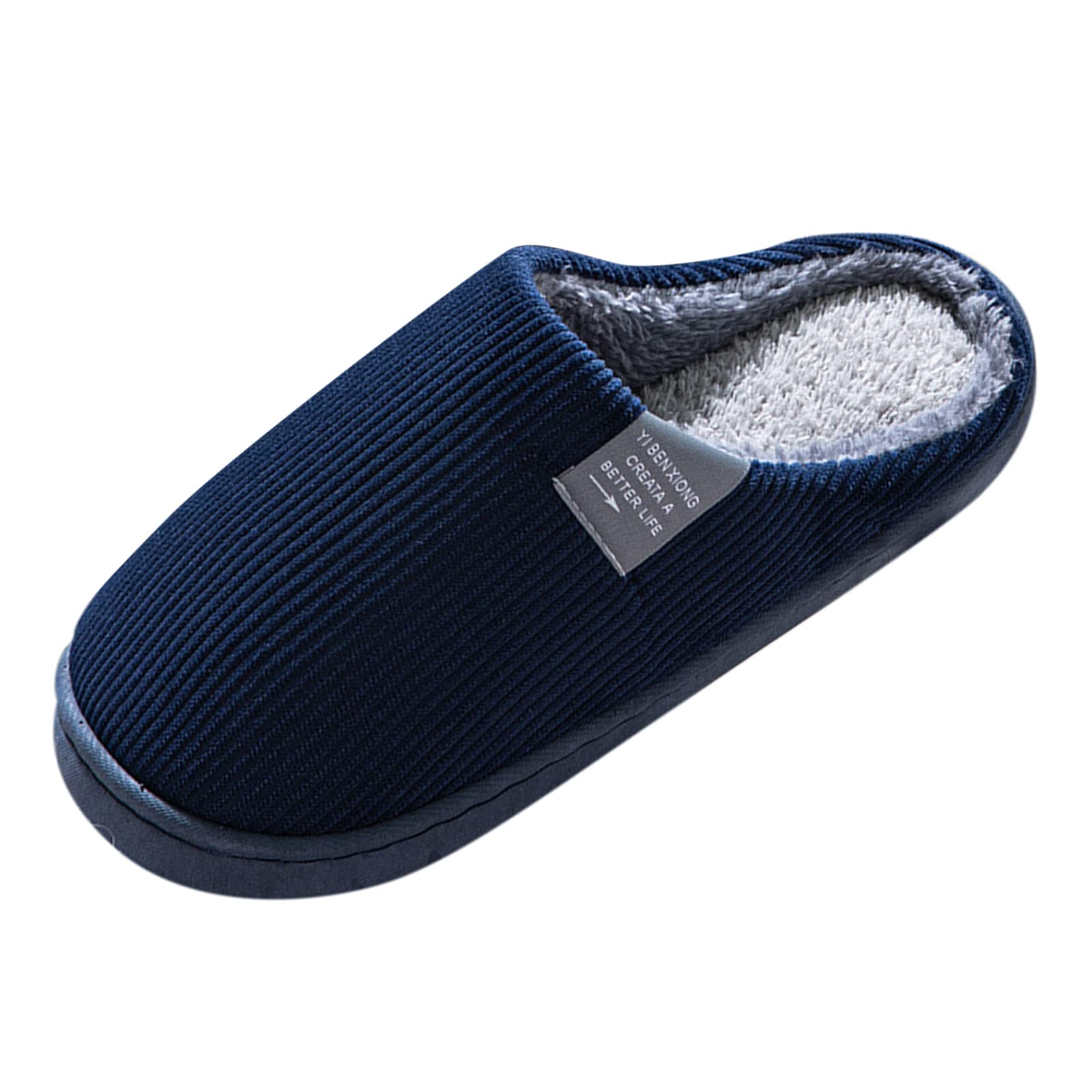 Women's Fluffy Fuzzy Slip-On House Slippers - Cozy Animal Print Indoor Slippers with Soft Cotton Lining for Women | Perfect for Home, Lounge & Winter Comfort
