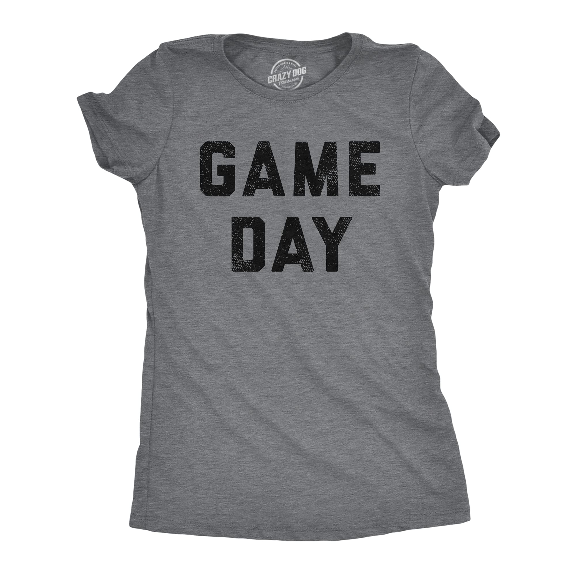 Funny Women's Football Game Day T-Shirt | Big Game Sunday Sports Graphic Tee for Fans | Perfect for Tailgating & Game Watch Parties