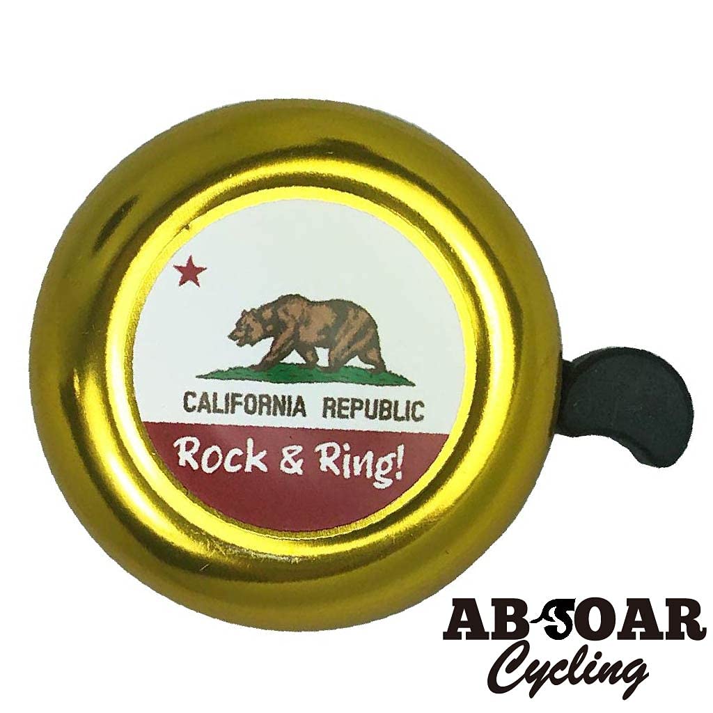 Premium Bike Bell for Adults & Kids - Durable Mountain, City, Road & Beach Cruiser Bicycles - Black, Blue, Red, Gold, Silver, Purple - Ideal for USA Cycling in Texas, New York & California - Perfect for Commuting, Family Rides & Outdoor Adventures