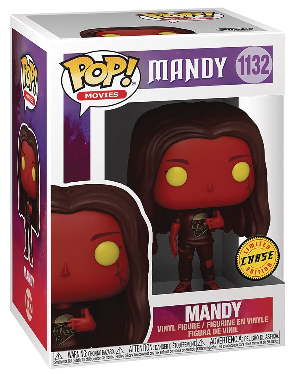 POP Mandy - Limited Edition Chase Funko Vinyl Figure with Compatible Pop Box Protector Case, Multicolor, 3.75 inches - Perfect for Collectors, Display & Gift Giving