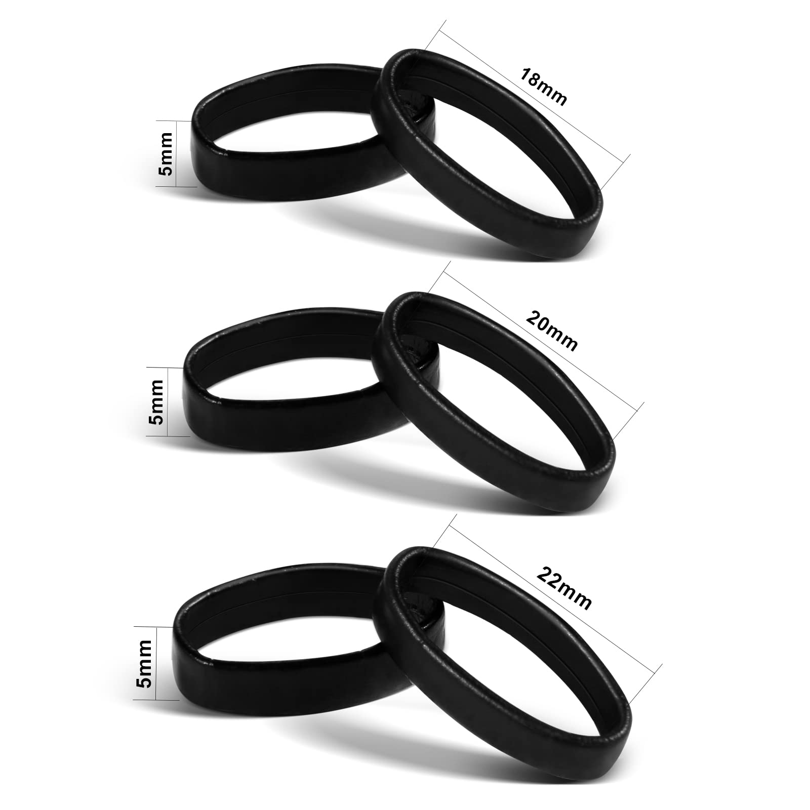 SAVITA 6pcs Watch Band Replacement Loop - Smart Watch Strap Holder for Fitness & Daily Use