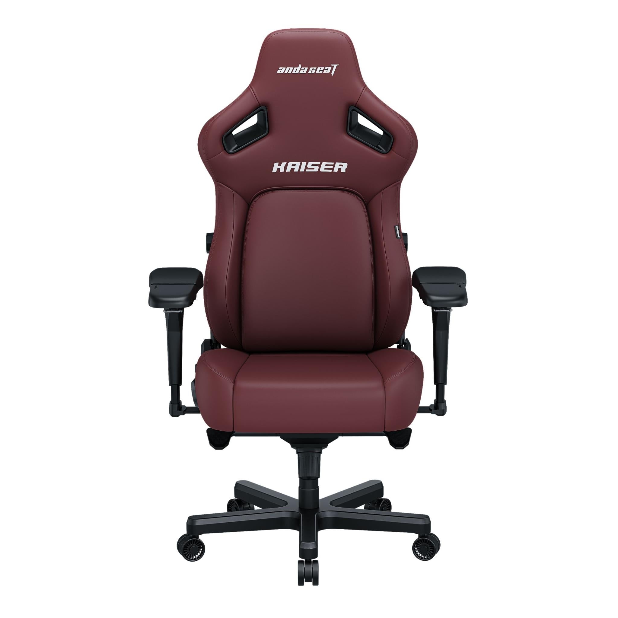 Anda Seat Kaiser 4 Series Premium Gaming Chair - Ergonomic Office Chair with Adjustable Lumbar Support, Classic Maroon (Large) - Perfect for PC Gaming, Home Office & Esports