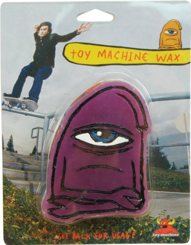 Toy Machine Purple Transmissionator Skate Wax - High-Performance Skateboard Wax for Smooth Grinds & Slides - Perfect for Rails, Ledges & Concrete Surfaces