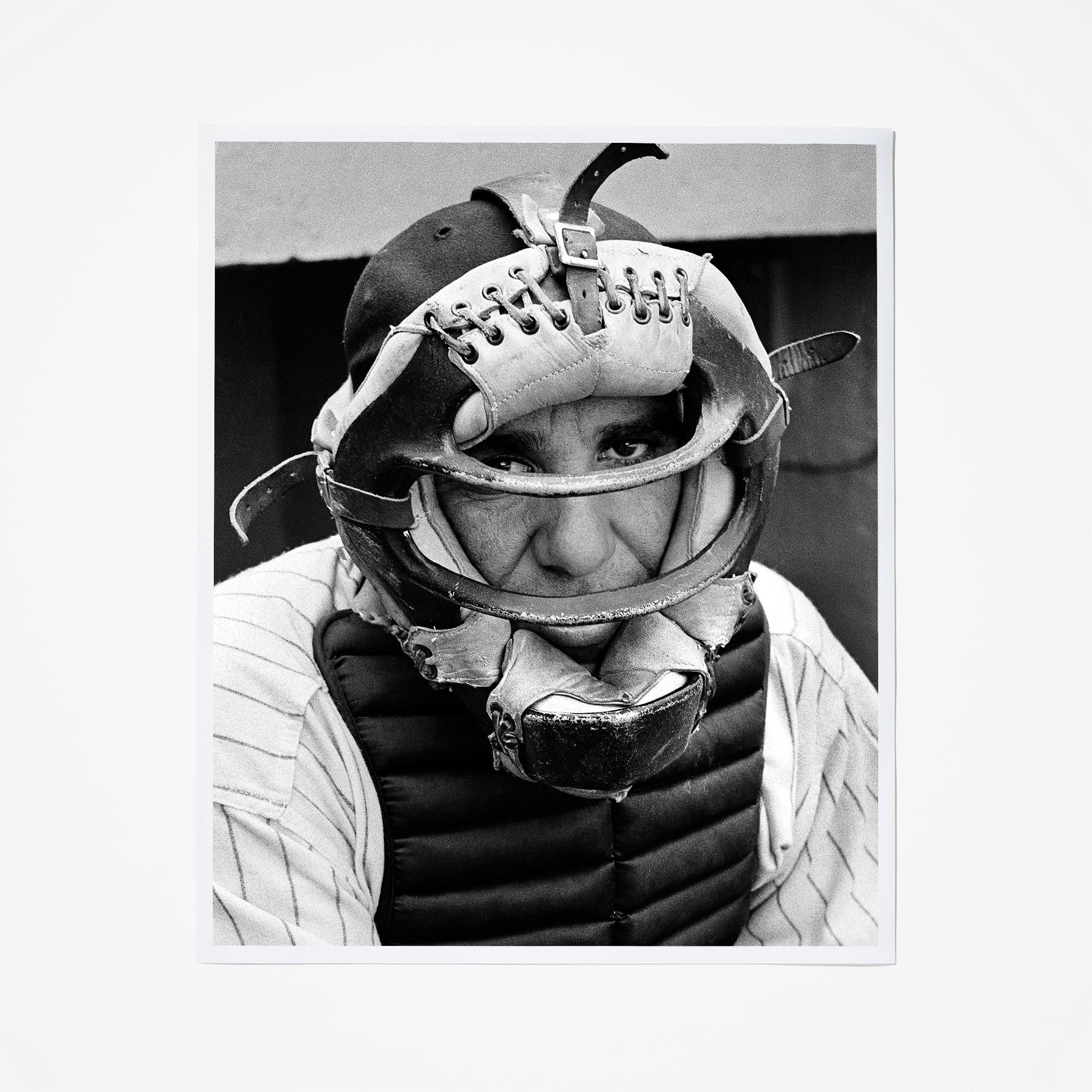 Yogi Berra Portrait - Vintage Baseball Art Print for Home & Office Decor - Perfect Gift for Yankees Fans & Sports Memorabilia Collectors