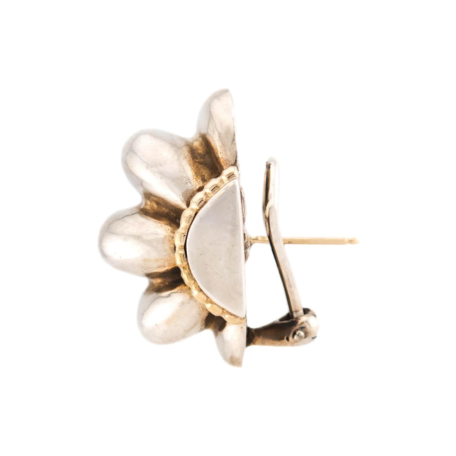 LAGOS Estate 18k Gold & Sterling Silver Bubble Ring and Earring Jewelry Set - Perfect for Weddings, Parties, and Special Occasions