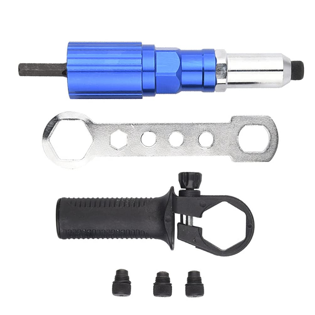 DOITOOL Cordless Electric Rivet Nut Tool - Drill Adapter for Insert Nuts, Power Tool Accessories & Hand Tools - Perfect for Metalworking, Automotive Repair & DIY Projects